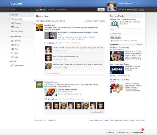 Facebook Themes Like Ponyhoof | 15 facebook redesign layouts that you will like Facebook Themes Like Ponyhoof | 15 facebook redesign layouts that you will like
