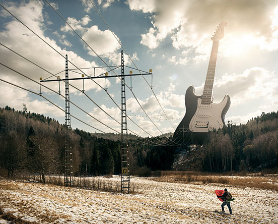 electric guitar l1 50 Visionary Examples of Creative Photography #9