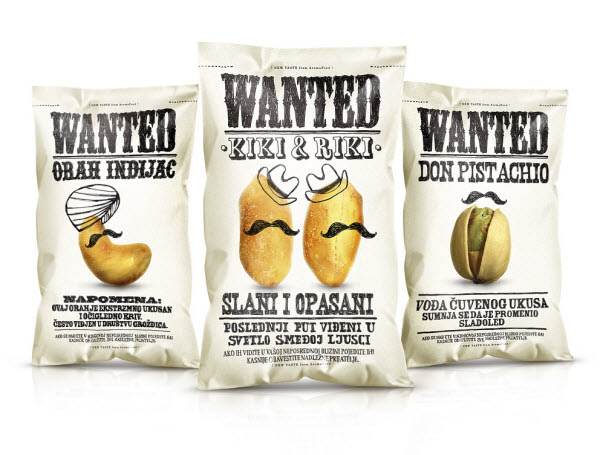 wanted snacks 36 Clever (and Quirky) Packaging Designs