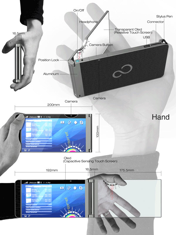 doodle book handling Futuristic and Innovative Concept Tablets