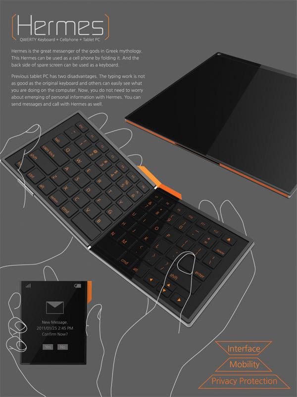 hermes Futuristic and Innovative Concept Tablets