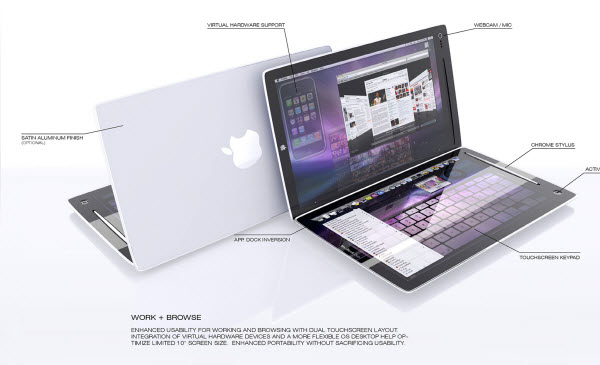 macbook duo Futuristic and Innovative Concept Tablets