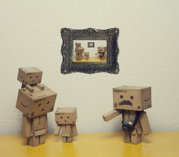 directing the family portrait 50 Adorable Photos of Danbo That Make you go Awww!