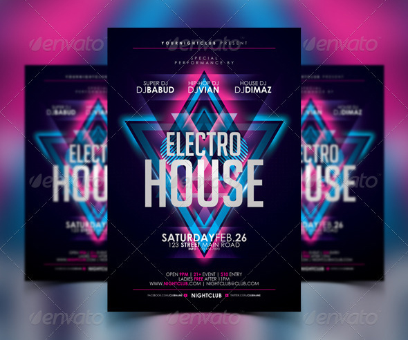unconventional flyers templates that break the common design