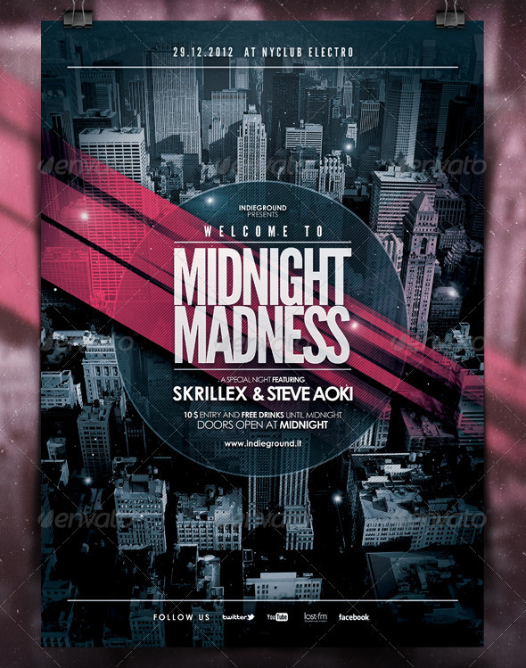 unconventional flyers templates that break the common design