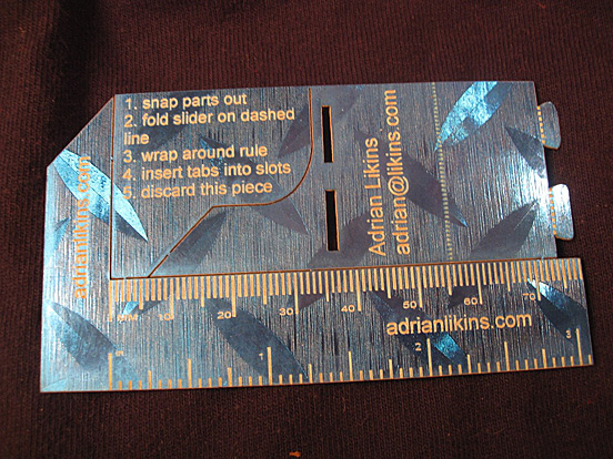 blue diamond card l1 55 Unusual Yet Creative Business Card Designs 