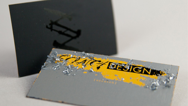 scrath 55 Unusual Yet Creative Business Card Designs 