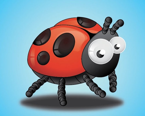 Create Lady Birds Insect Tutorial Using Adobe Illustrator