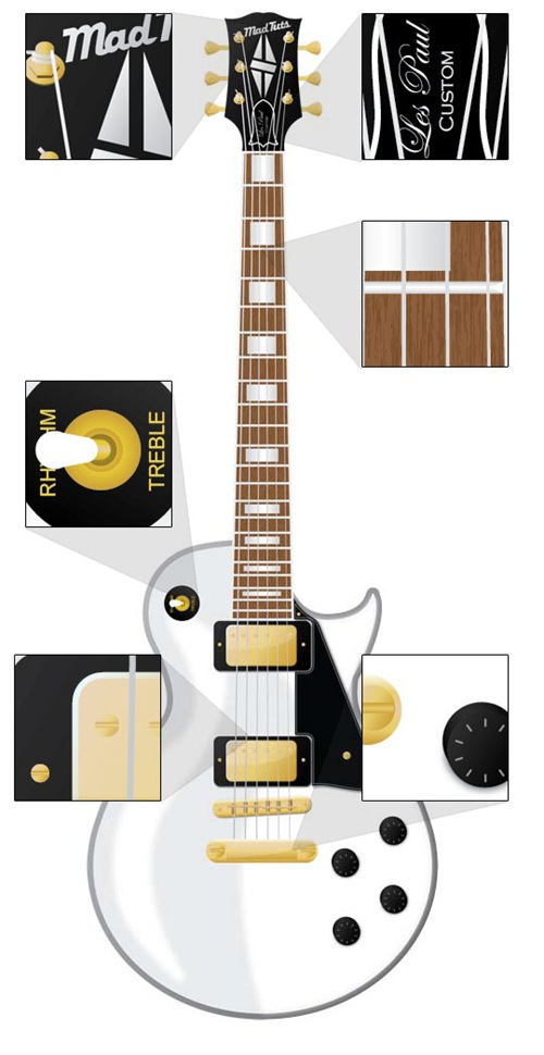 Create a Les Paul Guitar in Illustrator