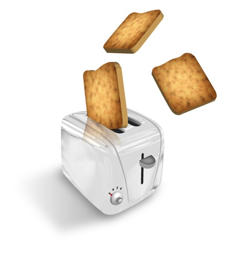 Creating a Toaster-Popping Illustration