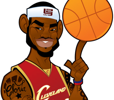 Lebron 40+ Excellent Adobe Illustrator Cartoon Tutorials