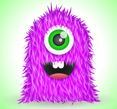 furry vector monster 40+ Excellent Adobe Illustrator Cartoon Tutorials