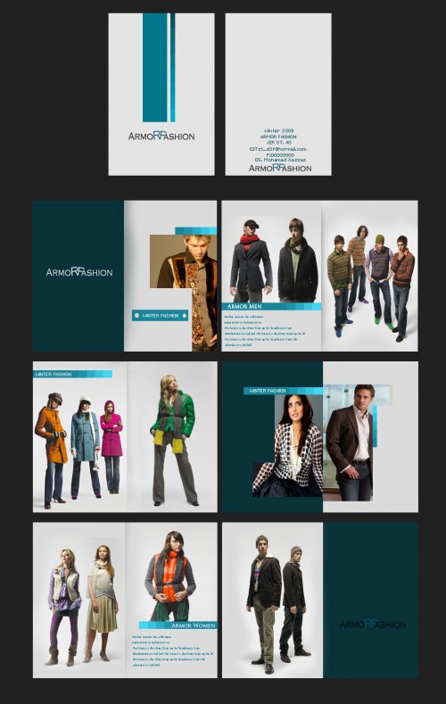 80 Brilliantly Creative And Visually Sharp Fashion Brochure Designs Icanbecreative Clothing Catalog Template Free