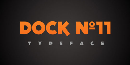 Download DOCK11 free font