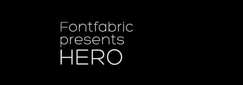 Download HERO free font