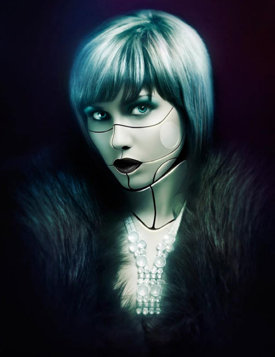 Adobe Photoshop Robot Tutorial | create a female cyborg in photoshop tutorial icanbecreative Adobe Photoshop Robot Tutorial | create a female cyborg in photoshop tutorial icanbecreative