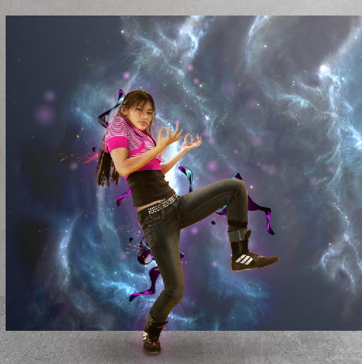 Photo Manipulation with Light Effects Photoshop Tutorial