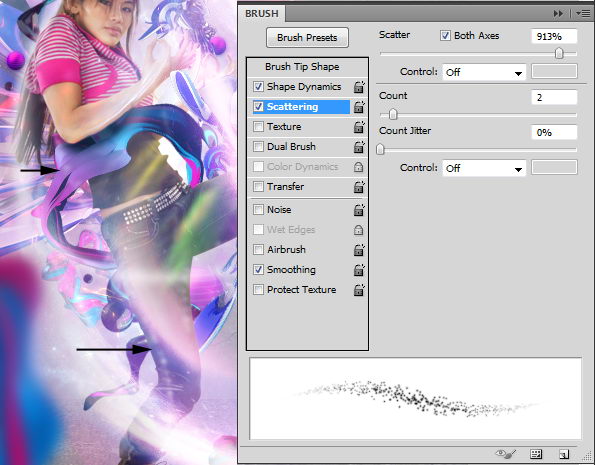 Photo Manipulation with Light Effects Photoshop Tutorial