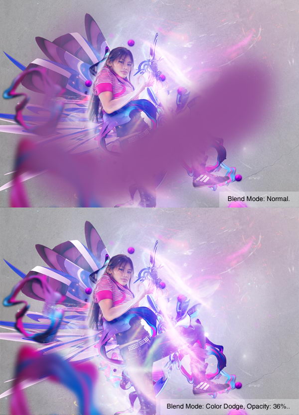 Photo Manipulation with Light Effects Photoshop Tutorial