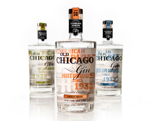 Old Chicago Gin Package Design