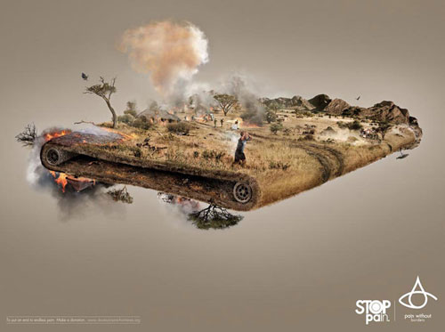 Pain without borders: Africa Print Advertisement